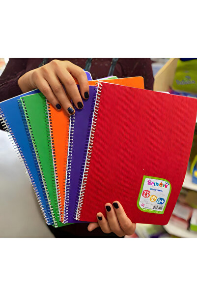 1000 çeşit hediye dünyası SPİRALLİ OKUL DEFTERİ RENKLİ DEFTER KARELİ DEFTER