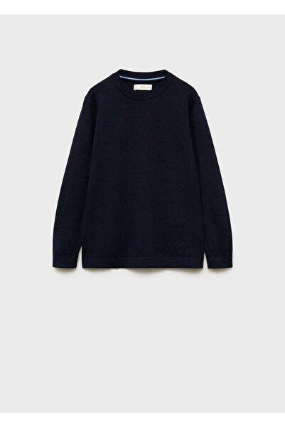 MANGO Kids Kırçıllı pamuklu kazak