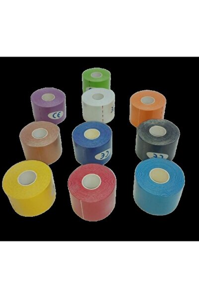 Generic Kinesiology Tape 5 Meters Elastic Tape for Muscle Support Improves Blood Circulation {2 Pieces}