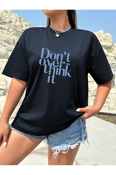 uyguntarz Unisex Dont Over Think τυπωμένο σχέδιο