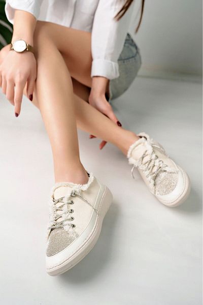 W MAX WM Asteria Stone Lace-Up Stone Λεπτομερή casual τζιν αθλητικά παπούτσια