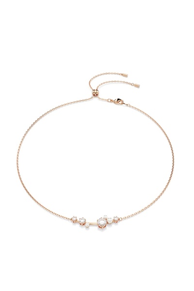 Swarovski Constella Rose Gold Coloured Necklace 5729504