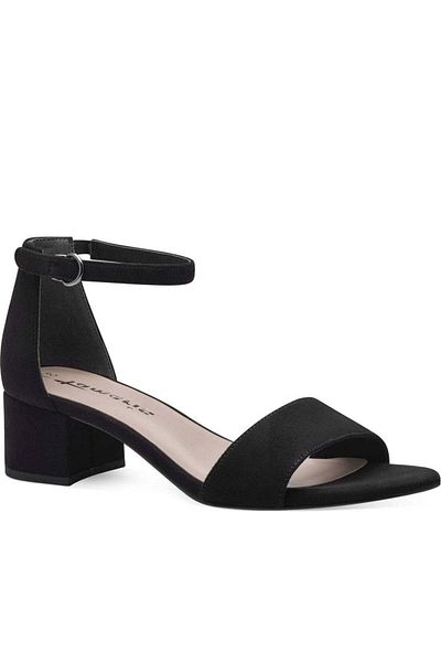 Tamaris Black Sandals Womens Shoes