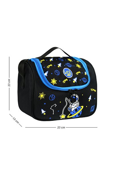 Niss Store Licensed Astronaut Patterned Boy's Lunchbox with Thermos