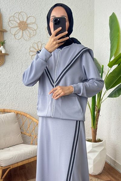 DPARİS Striped Double Suit