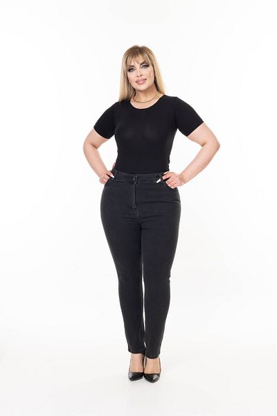 EYLÜLXXL Women's Plus Size Stretch Full Length Trousers
