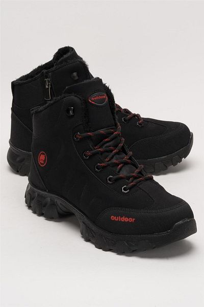 Liger Cold Proof Unisex Long Outdoor Trekking Boots Παπούτσια Μαύρα
