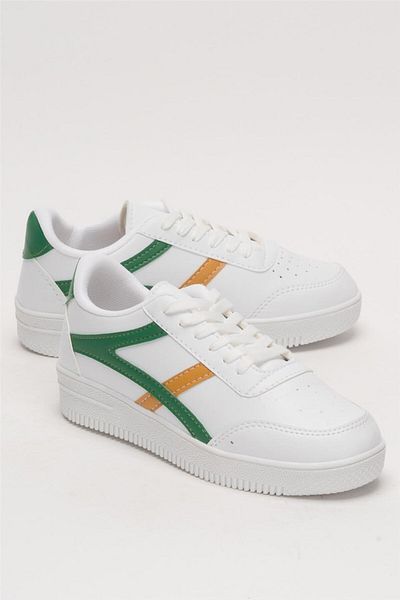 Liger Women's Casual Sneaker Shoes White - Green