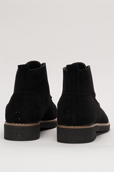 Liger KlasikBağcıklı Bilekte Erkek Bot SİYAH - SİYAH