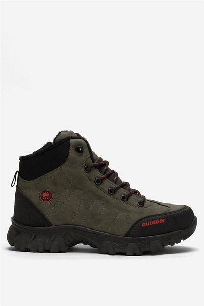 Liger Cold Proof Unisex Long Outdoor Trekking Boots Παπούτσια Χακί