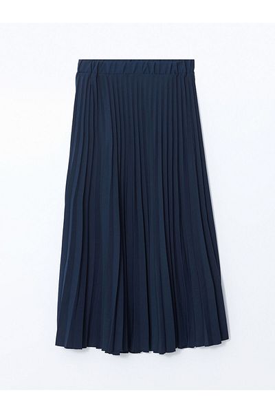 LC Waikiki New Season Elastic Waist Pleated Women's Skirt - S5J212Z8