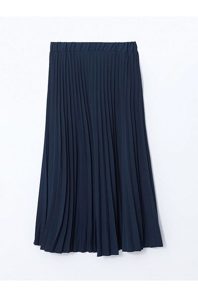 LC Waikiki New Season Elastic Waist Pleated Women's Skirt - S5J212Z8