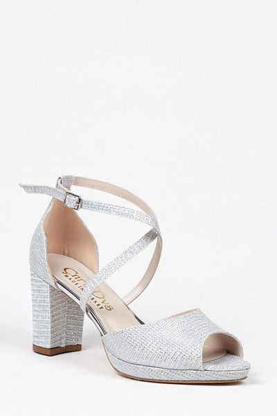 MFT AYAKKABI Thick Heeled Front Open Evening Dress Shoes