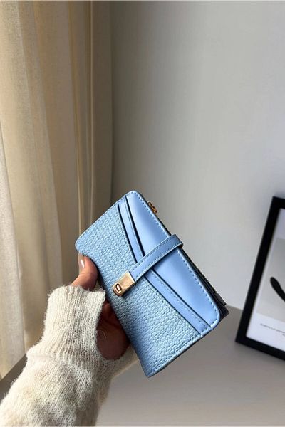 Yuka Atelier Textured Design Faux Leather Wallet