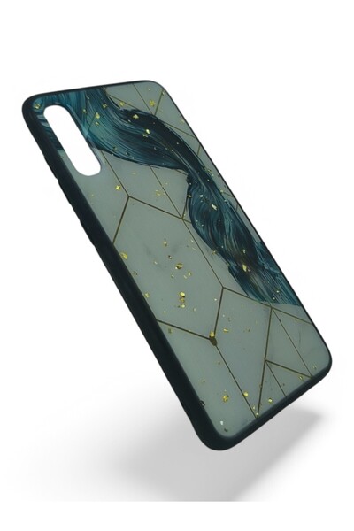 batuteknoloji Galaxy A70 Parlak Arka Yüzeyli Desenli Silikon Kılıf