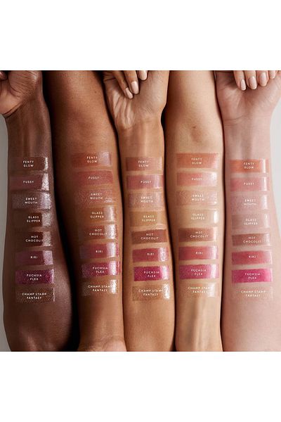 FENTY BEAUTY Gloss Bomb Lip Luminizer Fenty Glow - shimmering rose nude