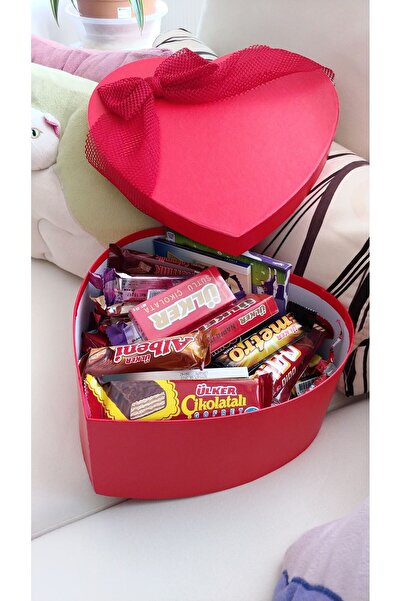 shop Hediyelik Kalpli Çikolata Kutusu