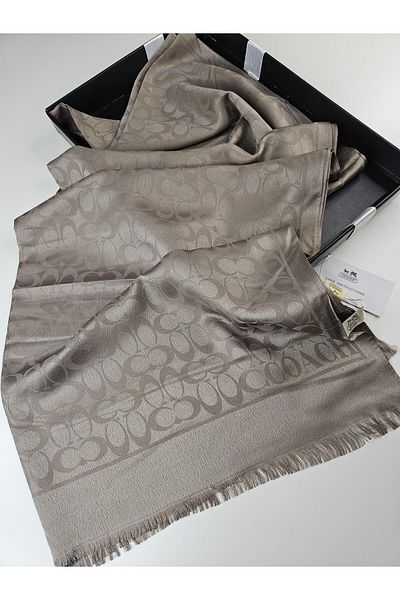 Webinay Home Καλοκαιρινό βαμβακερό μεταξωτό σάλι New Season C Pattern