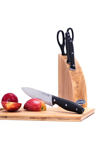 ROYALFORD RF7011 5 Pieces Kitchen Tools Set - Portable Block