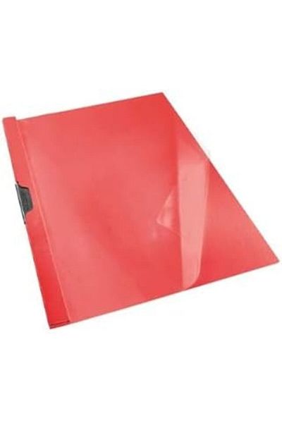 Mu Art Ahşap Esselte Compression File Back Clip A4 Red 5637