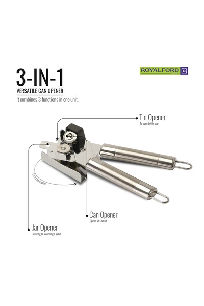 ROYALFORD RF1184-O Stainless Steel Can Opener