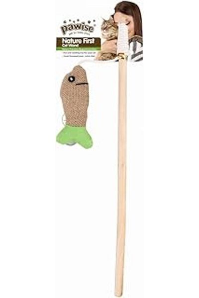 Hepta Collection Pawise Natural Cat Fishing Rod Fish