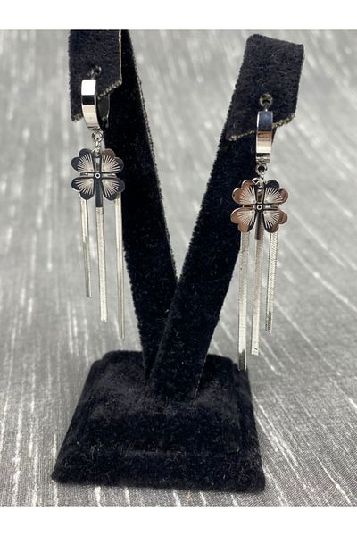 Brethils Italian Dangle Clover Earrings Stainless Steel Guaranteed Shipped in Gift Package