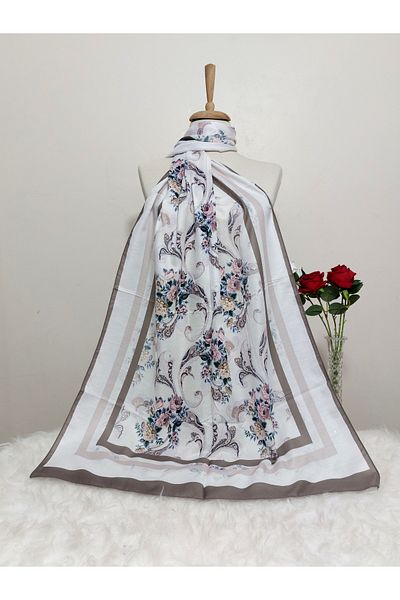 REMOMODA Şal din bumbac model floral