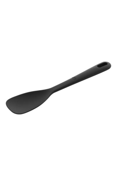 BALLARİNİ Ballarini 4 Piece Silicone Colander Spoon Spatula Serving Set Black