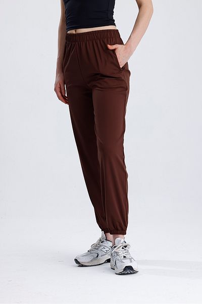 FV Καφέ Jogger Leg με ελαστική μέση