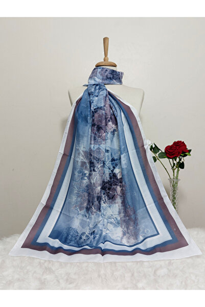 REMOMODA Şal cu Motiv Model - Model din Bumbac Colorat