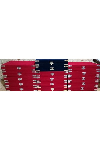 dekorasyonsepetim Velvet Box Flag Box 23X30 cm