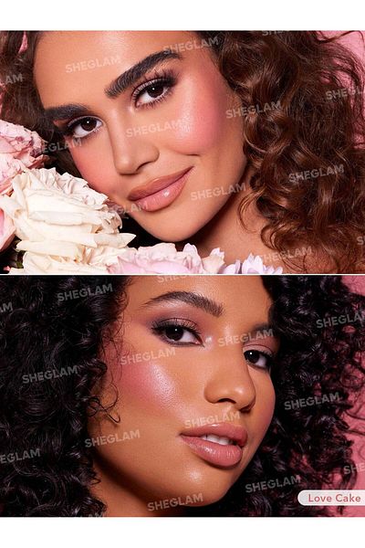SHEGLAM أحمر الخدود السائل من شيجلام كولور بلوم داي جلو من لوف كيك