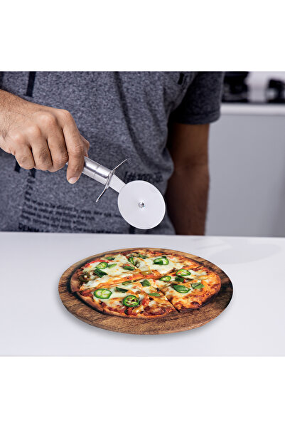 ROYALFORD RF9853 Pizza Cutter with Stainless Steel Tube Handle
