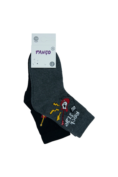 Panço Erkek Çocuk 2'li Soket Çorap Set