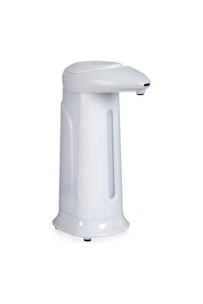 Hausberg Dozator de sapun automat cu sensor, 340 ml, πλαστικό ανθεκτικό, 4 μπαταρίες AAA, 1,5V inclus, Alb