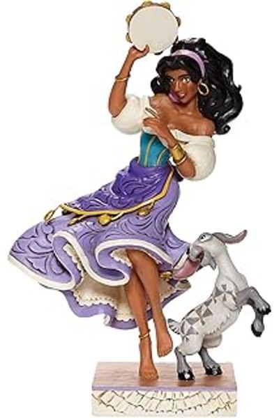 DENİZ Enesco Shore Disney Traditional Figure Esmerelda & Djali, 22,2 cm Tall, 6008071, Multicolor,
