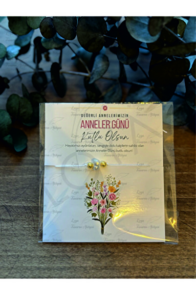 Loyapink Anneler Günü Kişiye Özel Şans Bilekliği Söz, Nişan, Kına, Nikah Hedi...