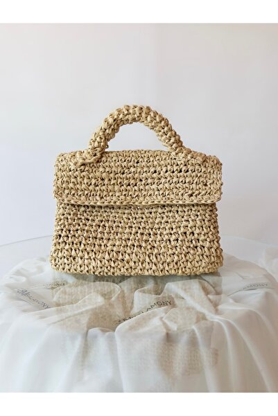 Balamony Straw Yellow Straw Bag