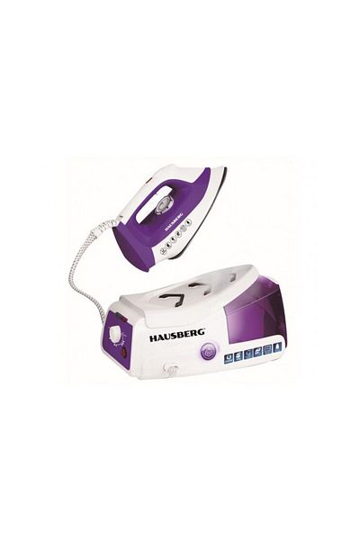 Hausberg Statie de calcat HB-7920MV, 2200W, 68g/min, 1000ml, anti-calcar, termostat, talpa ceramica, Mov-Alb
