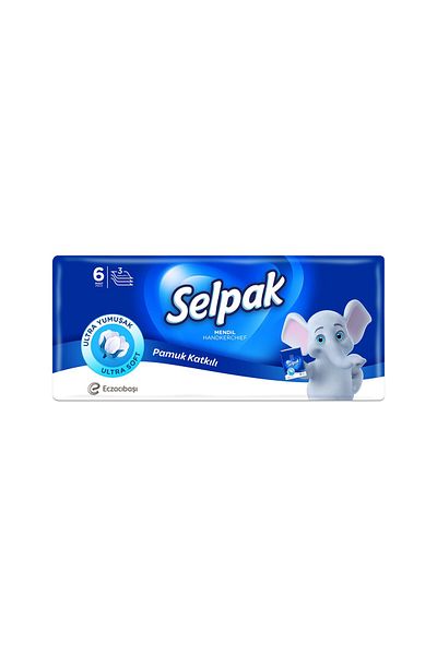 Selpak Pocket Handkerchief 6 Pack