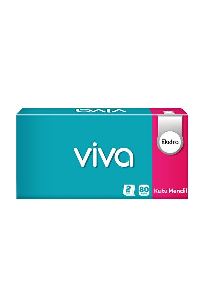 VİVA Box of Tissues 80 Sheets 3 Pcs
