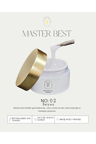 masterbest MASTER BEST BUİLDER GEL 50ML