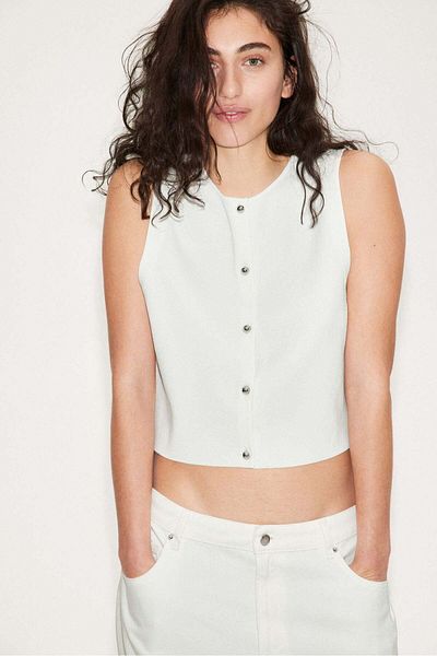 H&M Button-front sweater vest