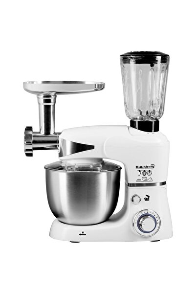 Hausberg Robot de bucatarie multifunctional All-in-one HB-7605AB, 1000 W, mix...