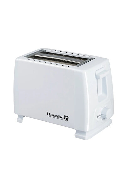 Hausberg Toaster HB-150AB, 750W, 7 settings, 2 slices, automatic shut-off, non-slip feet, White