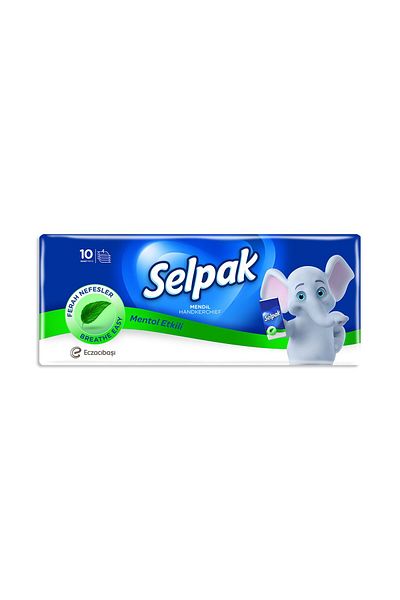 Selpak Menthol Wipes 10Pcs