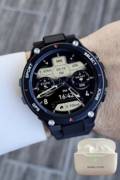 Daniel Klein Pusulalı Barometreli Android/ios Uyumlu Akıllı Kol Saati Ve Blue...