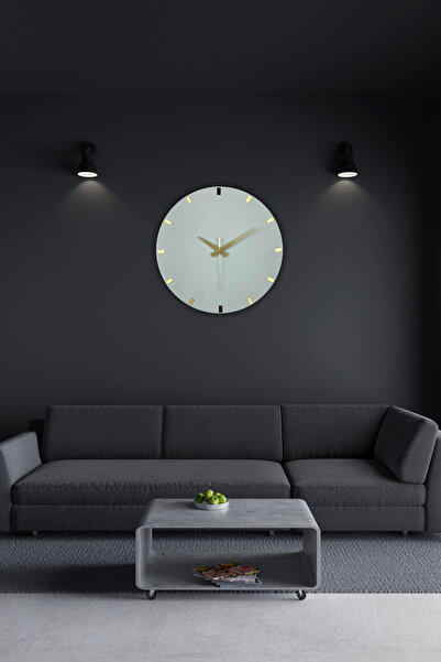 MOOCLOCK Makuse Model Modern Metal Decorativ, Oglindă, Mecanism Silențios Aca...