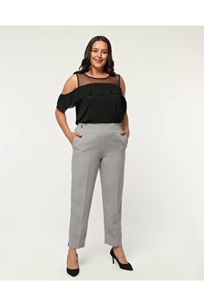 Modayakamoz Elastic Waist Oversize Trousers